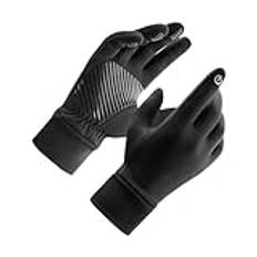 Thermal Mittens Gloves, Touchscreen, Winter Riding Gear, Vattentät Termisk Mittens med Anti-Slip Grip and Pekskärmskompatibilitet för ridning