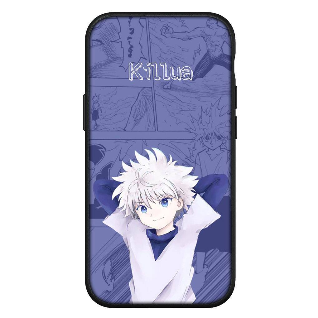 for Motorola Moto Edge 70 60 50 G54 G86 Samsung Galaxy S25 iPhone 17 16 15 Redmi Note 14 Pro Max Phone Case Killua Gon Freecss Hunter X Hunter Cover for Xiaomi Poco F8 Ultra ecru