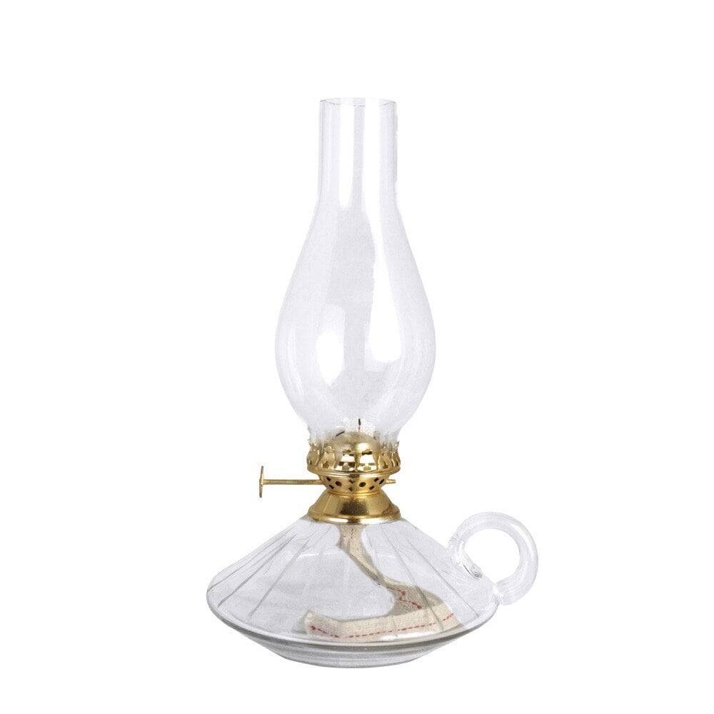 Fotogenlampa Etsad Rand m. Handtag Stor