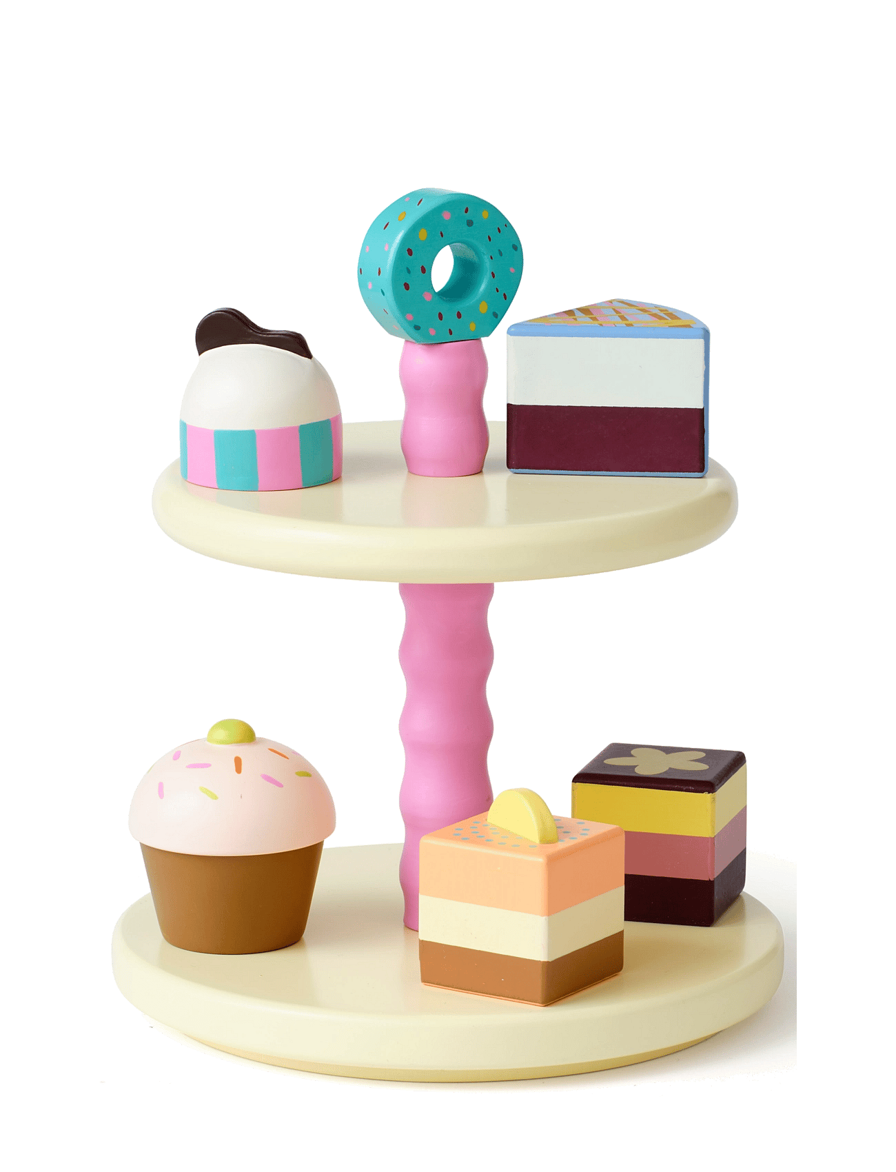 KID'S CONCEPT Cake Stand And Cakes | Cream | One Size