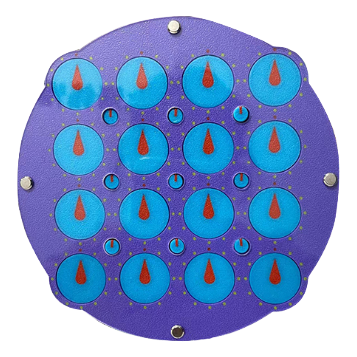 Cube4You 4x4 Clock Puzzle Blue (C4U) - Professorterning.