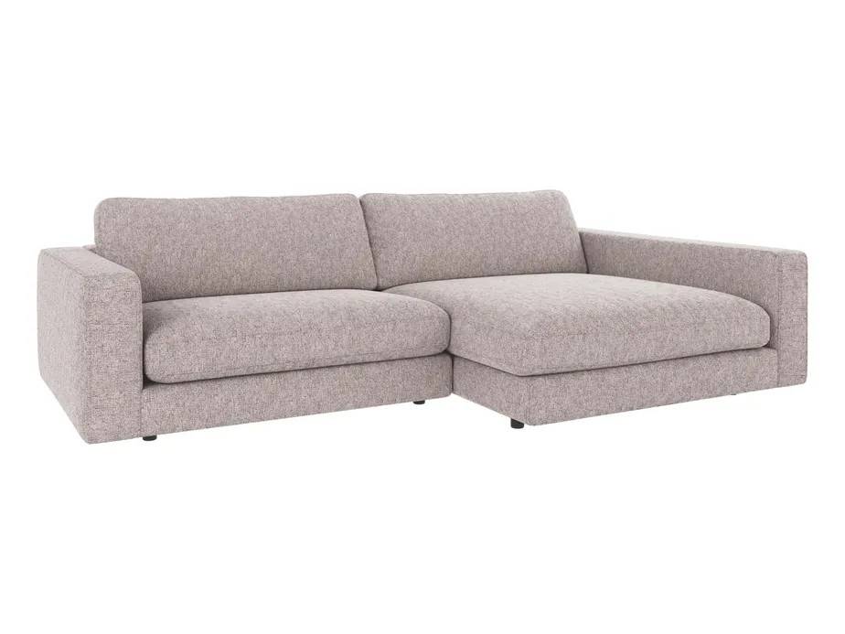 Rowico Home Duncan 3-sitssoffa med schäslong H Grå (Max 180) 258 x 150 x 78 cm