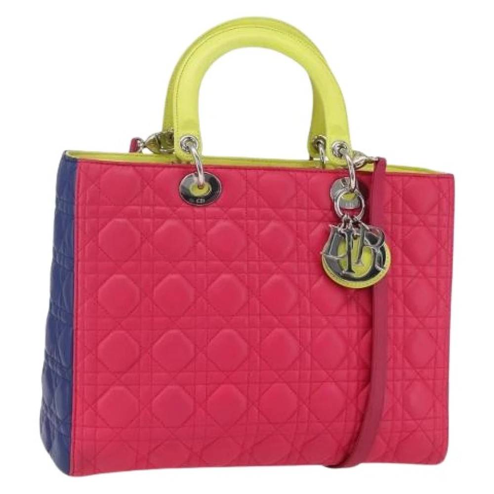 Dior Vintage - Pre-owned Lady Cannage Matelassé Axelremsväska Vintage - Dam - ONE Size - Läder