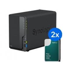 Synology Synology DS223 /16T | 2-bay NAS-server med i alt 16 TB lagerplads, Tower