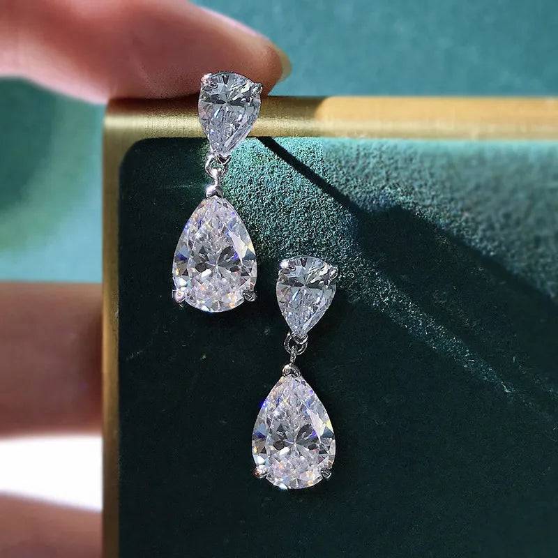 Örhängen - Sparkling Water Drops - Sterling Silver