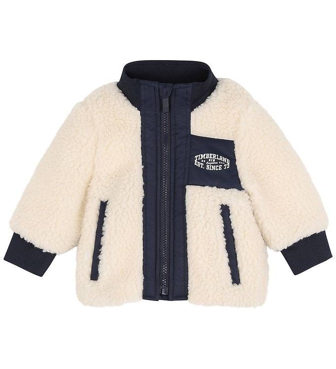 Timberland Fleecejakke - Ivory - Timberland - 4 år (104) - Fleecejakke