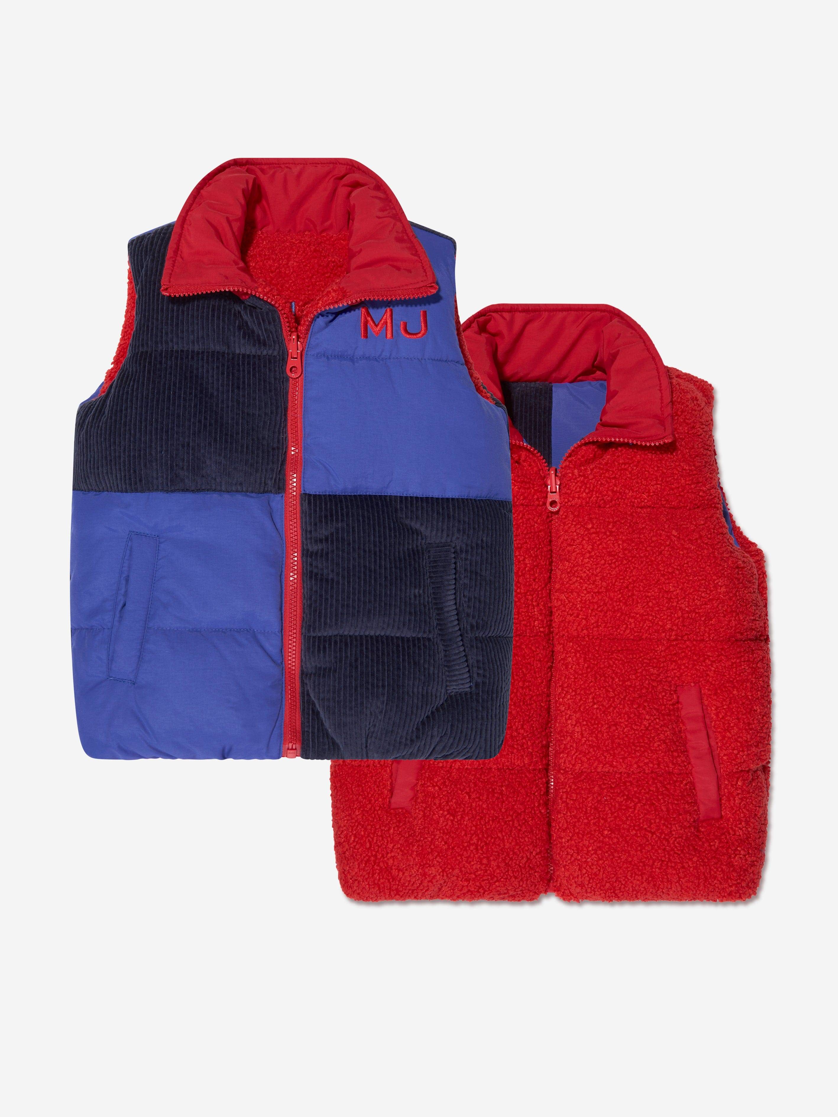 MARC JACOBS Boys Reversible Puffer Gilet in Red - Red / 3 Yrs (3 Yrs)
