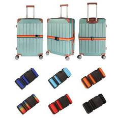 1PC Travel Luggage Strap Adjustable Password Lock Packing Belt Baggage Secure Lock Anti-Theft Luggage Strap Bundling Belt Packing For Student - Pink - one-size,Navy,Black,Light Blue,Orange Color,Red,Rainbow Colors