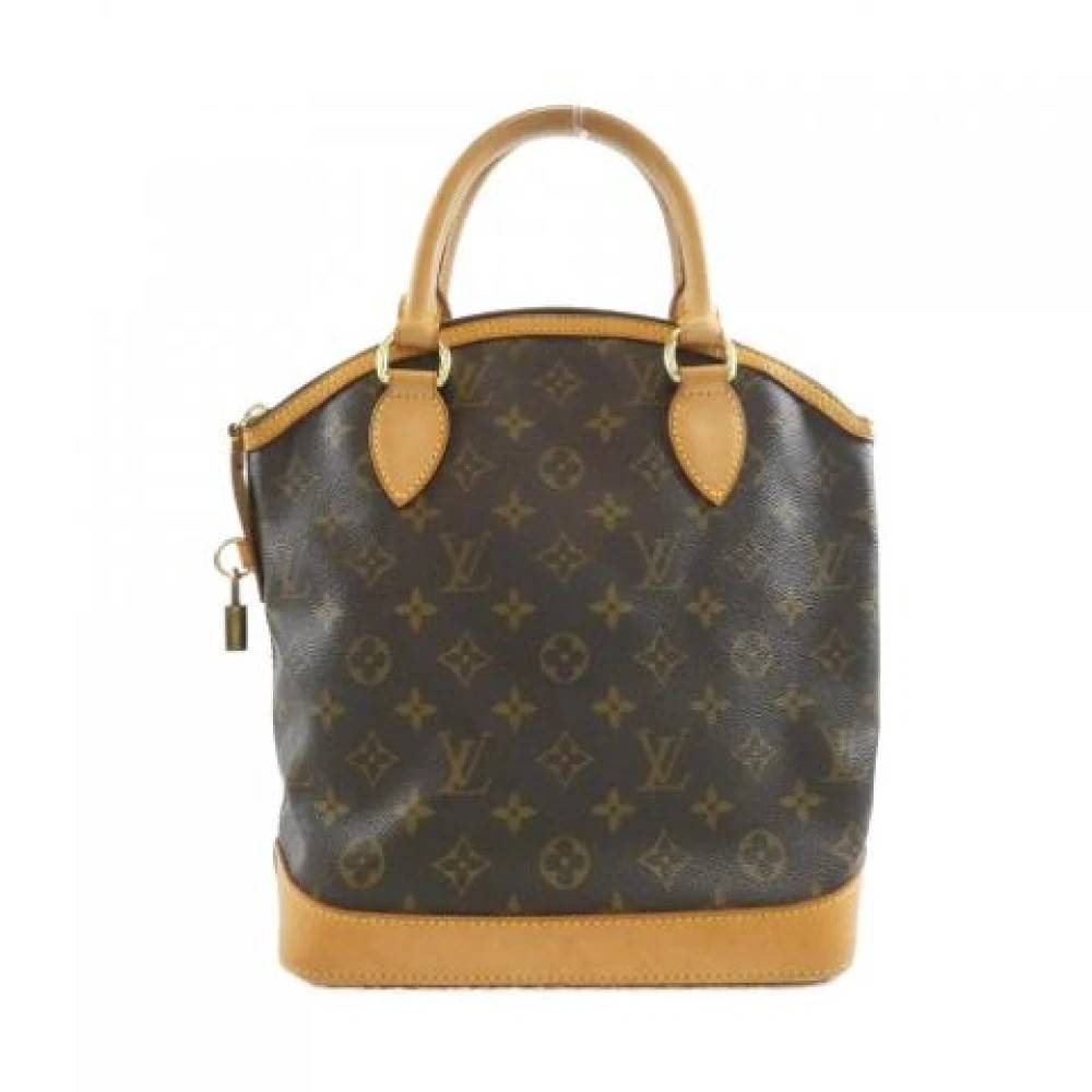 Louis Vuitton Vintage Pre-owned Monogram Canvas Håndtaske - Vintage - Dame - Brun - ONE SIZE -
