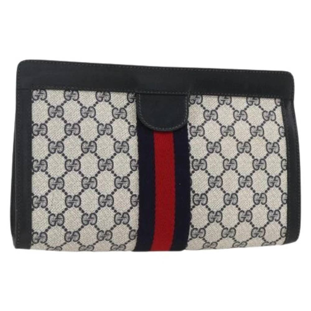 Gucci Vintage Pre-owned Vintage Clutch Taske - Vintage - Dame - Flerfarvet - ONE SIZE - Læder