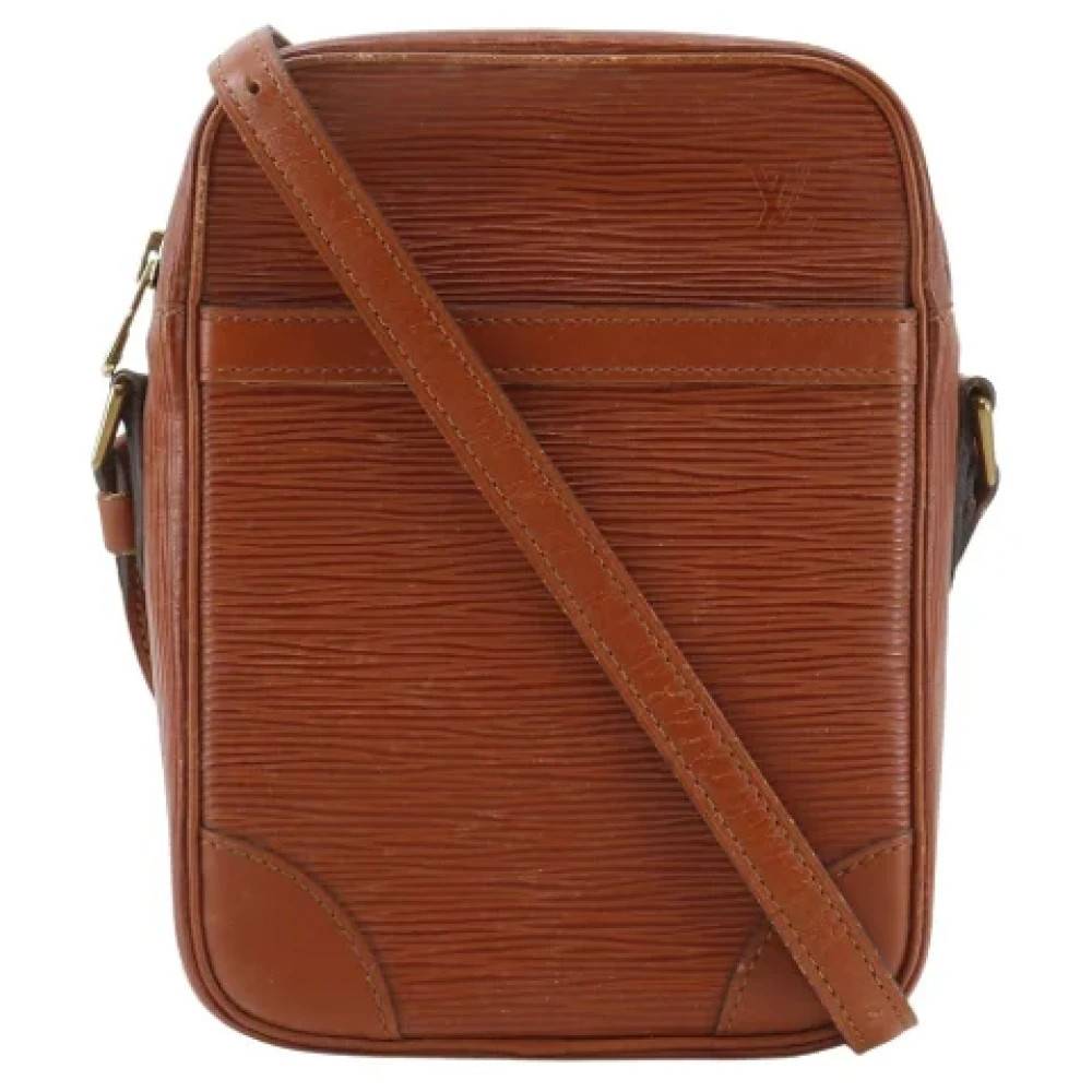 Louis Vuitton Vintage Pre-owned Laeder skuldertasker - Vintage - Dame - Brun - ONE SIZE - Uld