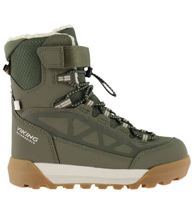Viking Vinterstøvler - Constrictor Warm SC WP 1V SL - Olive - Viking - 41 - Vinterstøvle