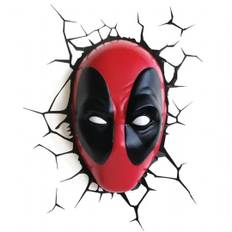 3D vägglampa – Avengers Deadpool Marvel Superhero LED barnlampa 21041