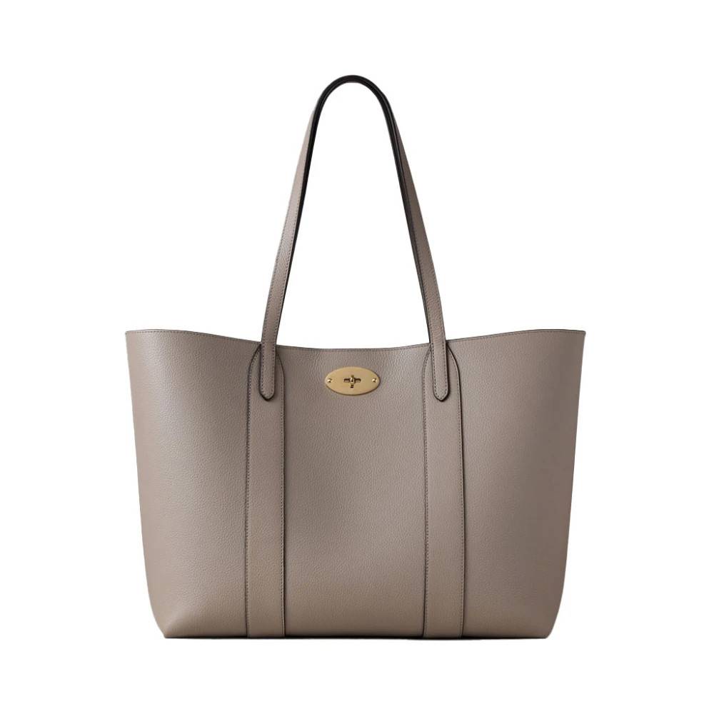Mulberry Klassisk Grain Tote Taske - Tasker - Dame - Beige - ONE SIZE - Læder