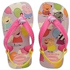 Havaianas Baby Peppa Pig Unisex Sandaler för barn och tonåringar, Citrus gul, 17/18 EU