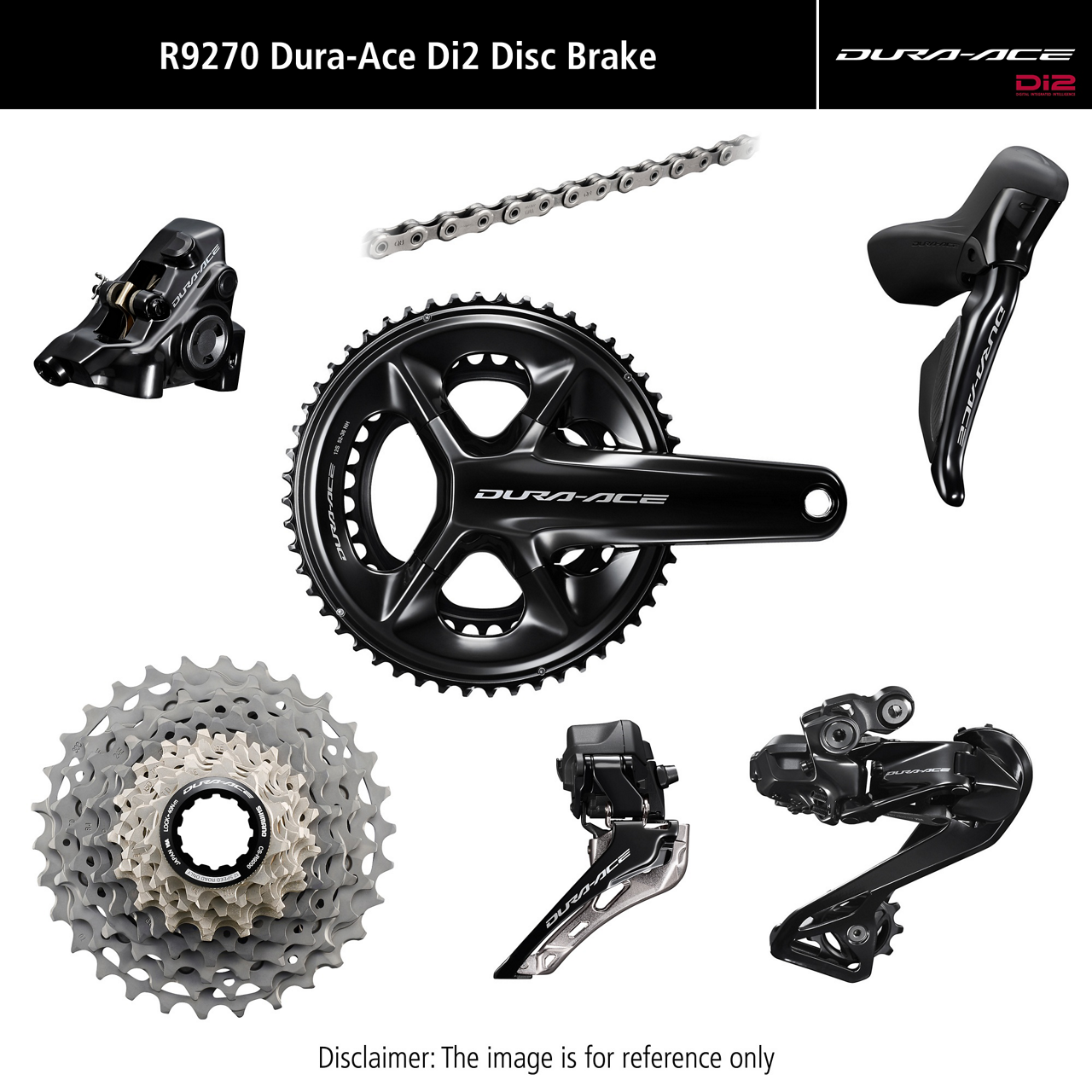 Shimano Dura Ace Di2 R9270 Disc Geargruppe 170| 50-34 | 11-30.
