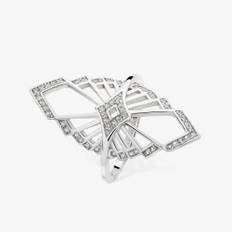 Lucy Quartermaine Silver Shard Fashion Ring ADER6EL T