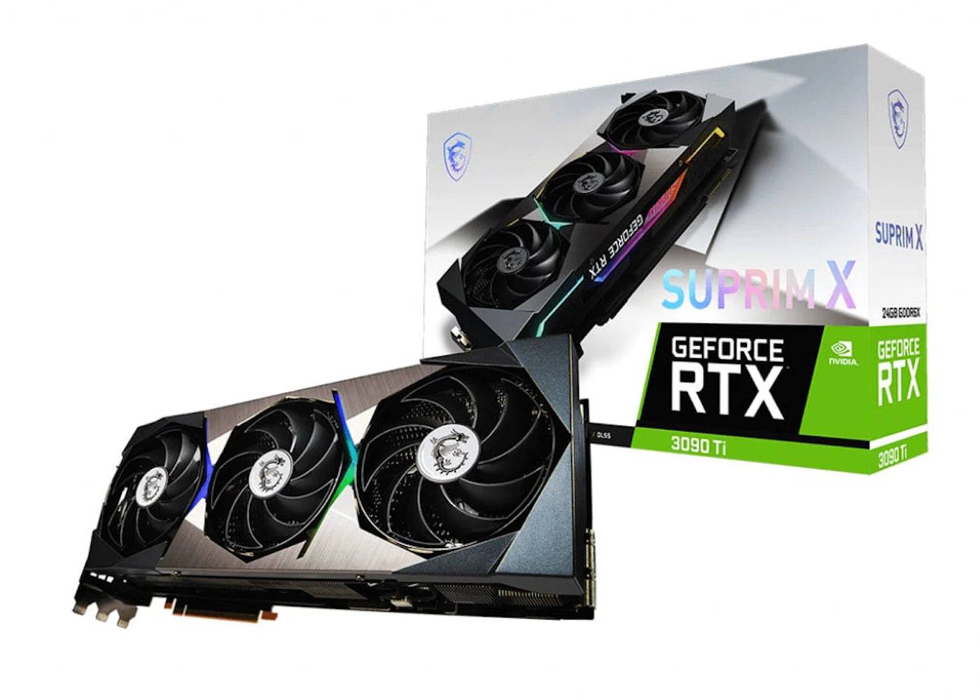 NVIDIA MSI GeForce RTX 3090 Ti SUPRIM X 24G Graphics Card - One Size (One Size)