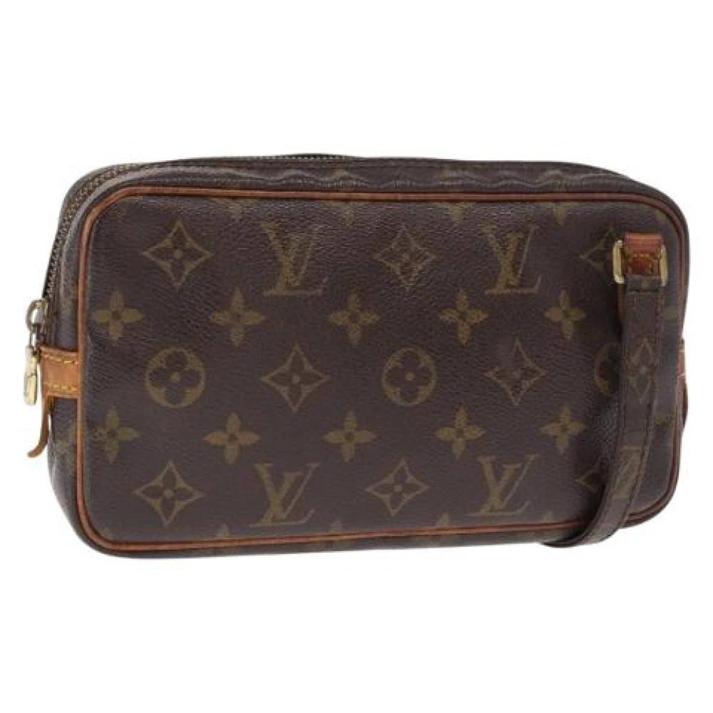Louis Vuitton Vintage Pre-owned Canvas Clutch - Vintage - Dame - Brun - ONE SIZE -