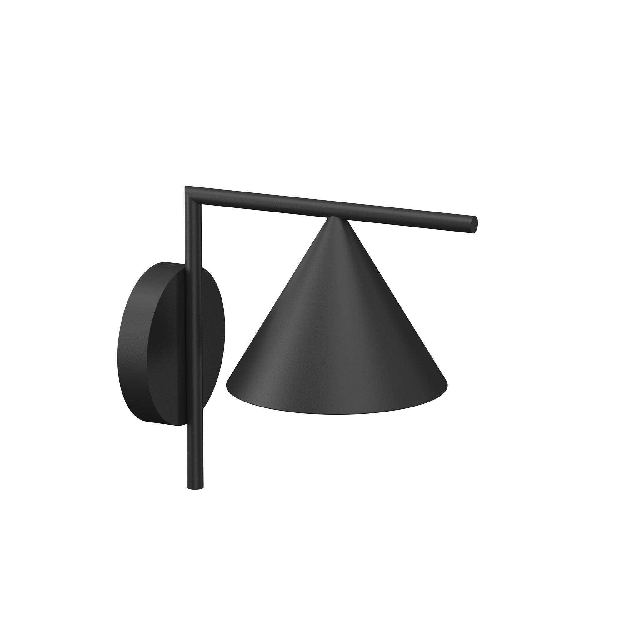 Flos - Captain Flint Wall Outdoor Black - Udendørs væglamper - Michael Anastassiades - Sort - Metal