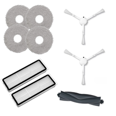 Dreame L10s Plus 2 HEPA filter, 2 sidebørster, 1 hovedbørste, 4 rund moppe reservedele vedligeholdelsessæt