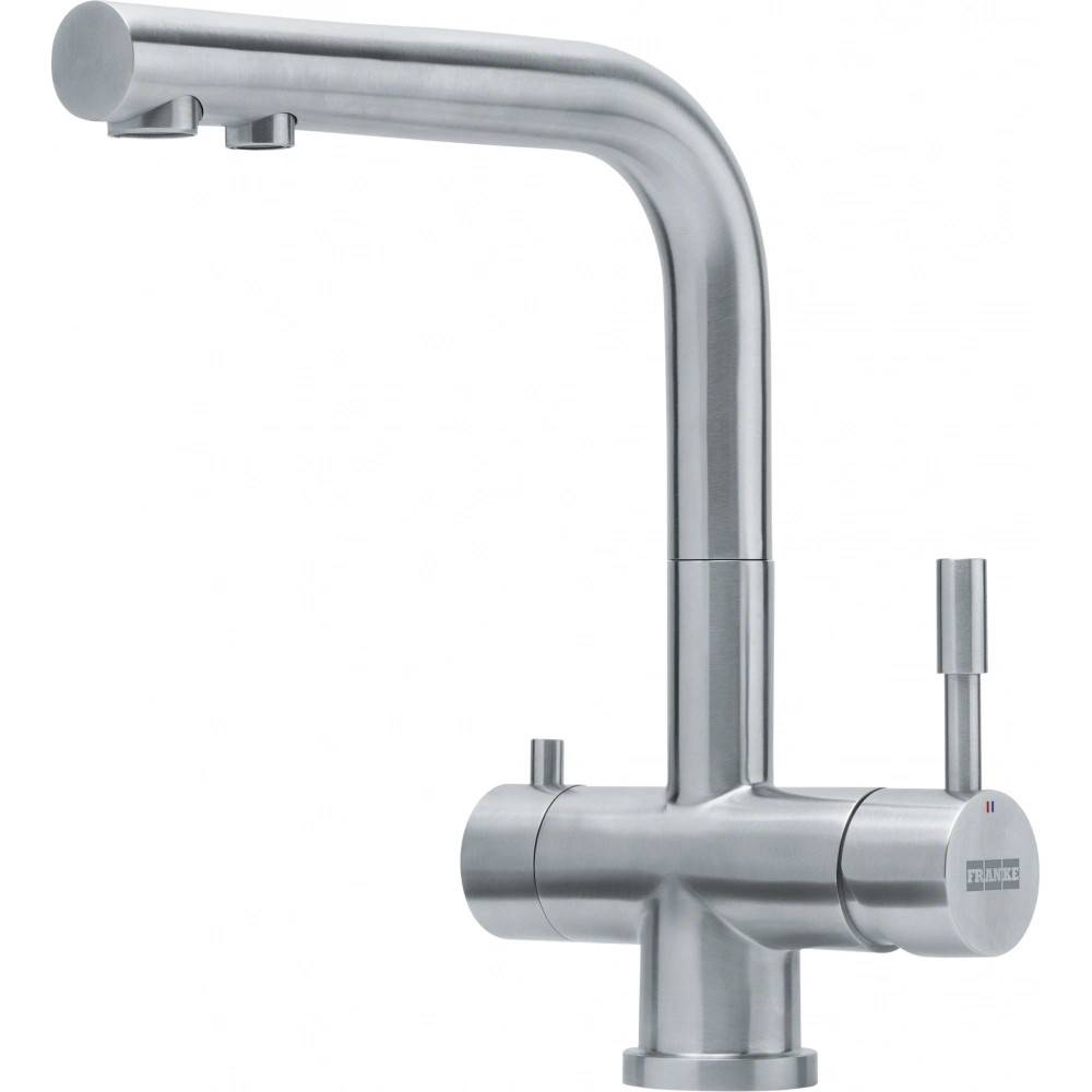 Atlas Clear Water köksblandare stål silver