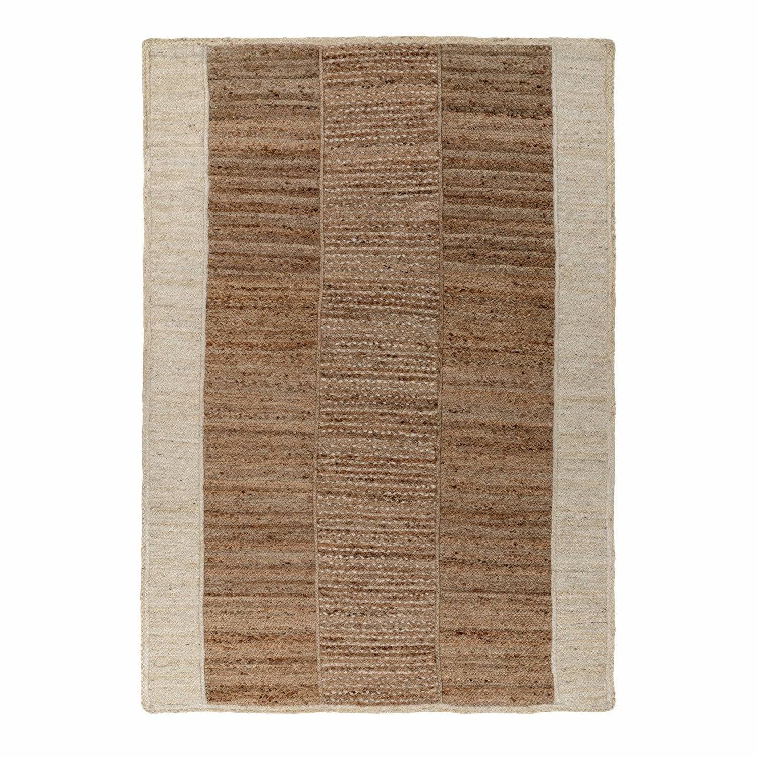 Cozy Bliss 470 Tæppe I Naturlig Jute Med Boho Udtryk - 80 x 150 cm