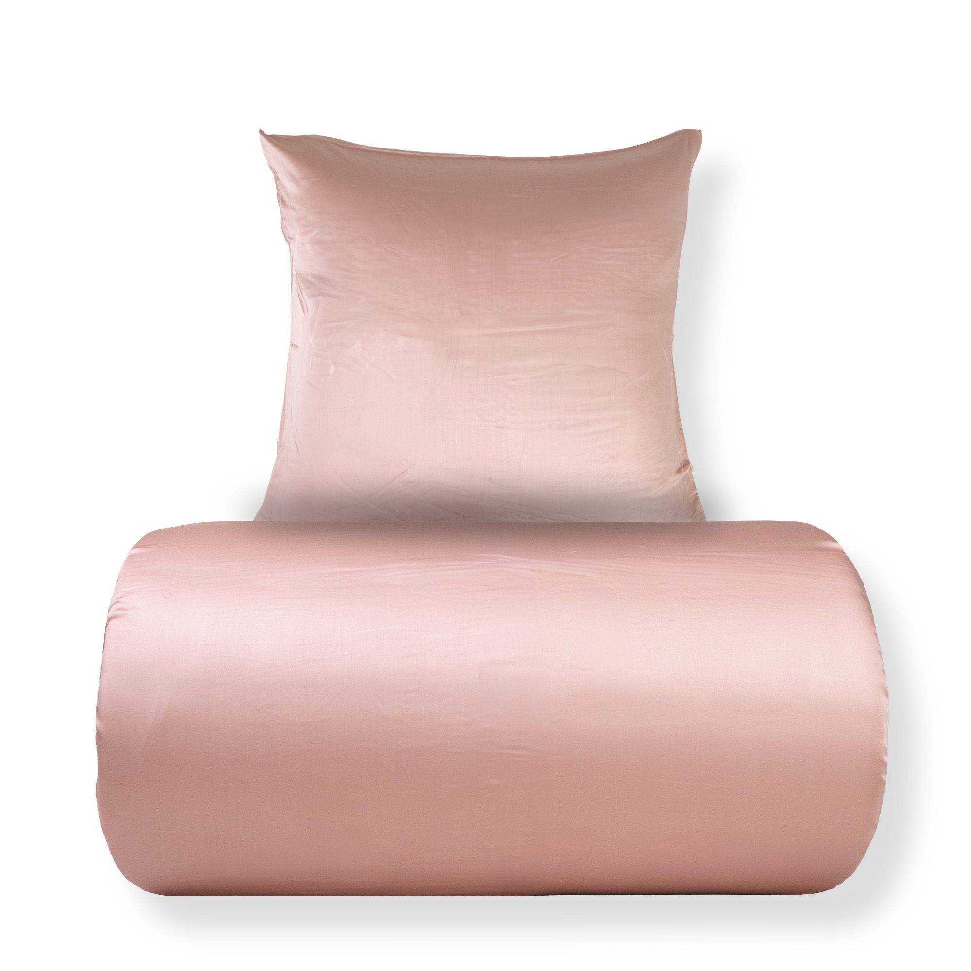 Bambus dobbelt sengetøj 200x220 cm - 100% bambus - Rosa