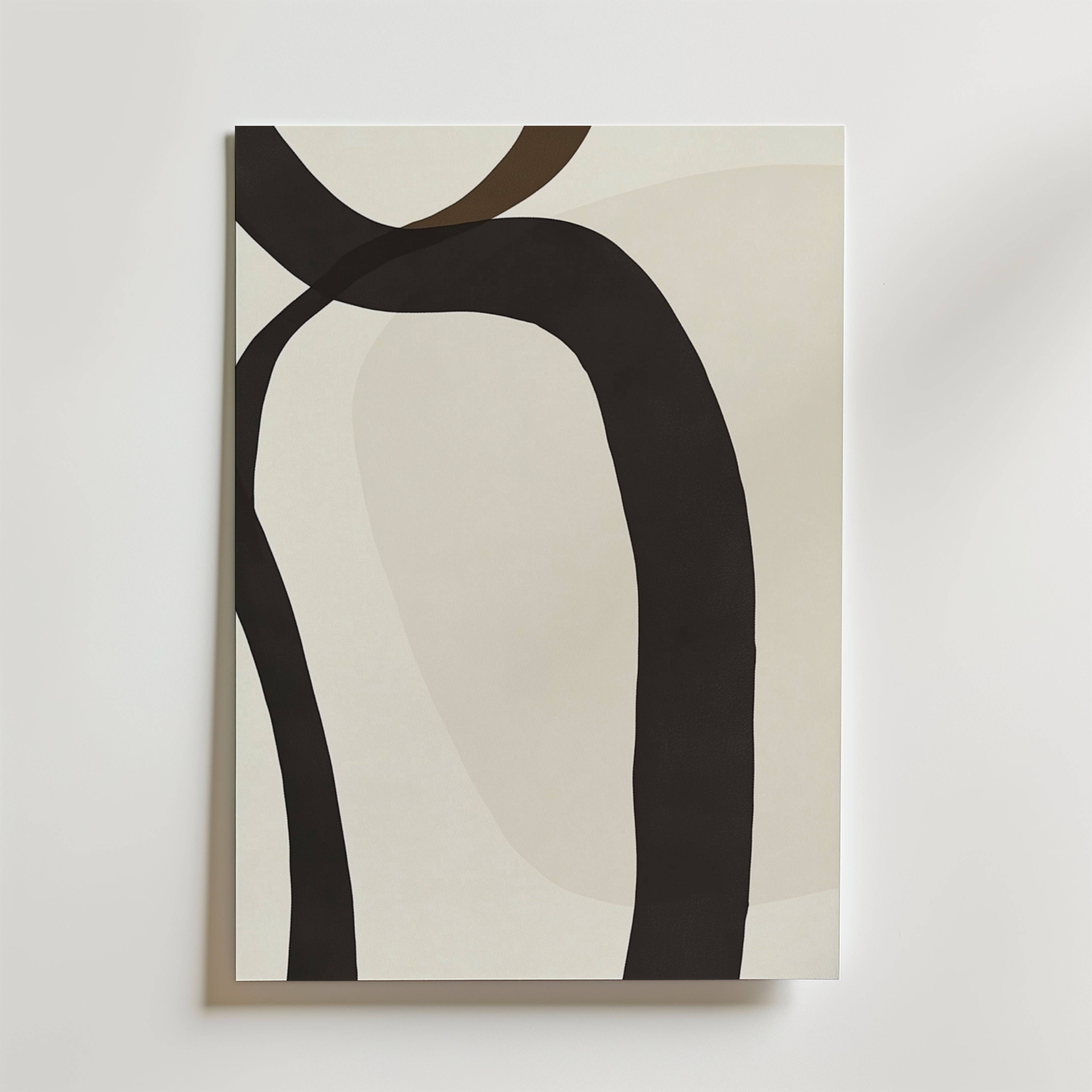 Bold Harmony Poster - Premium Canvas 70x100 cm