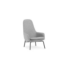Normann Copenhagen - Era Lounge Chair High Black Steel