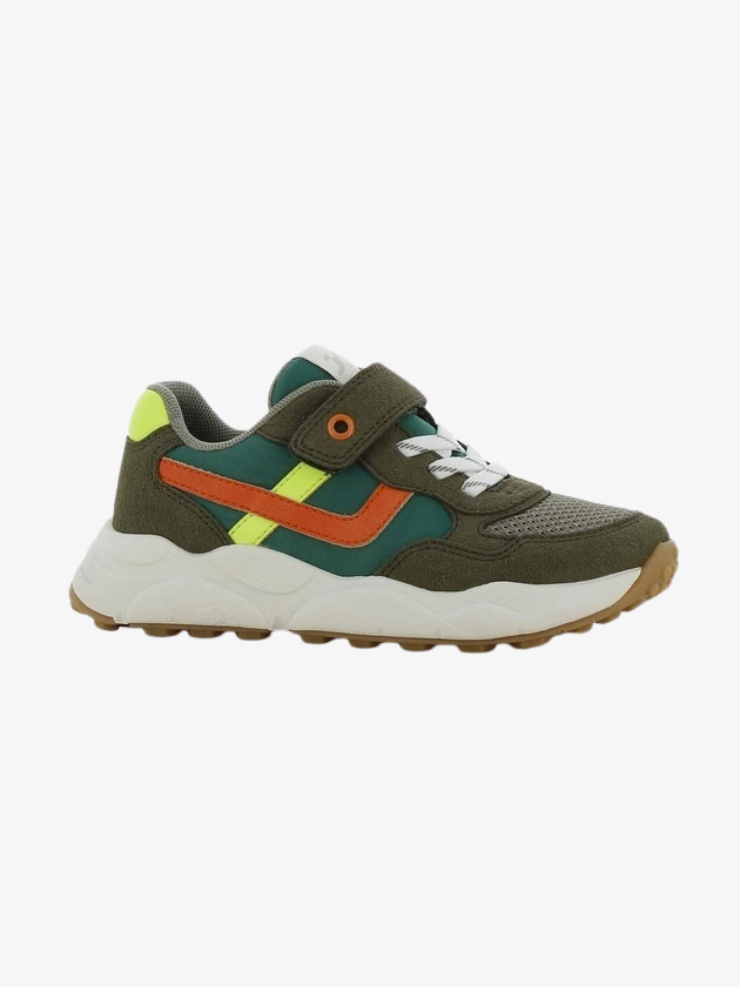 SJ Sneakers, Khaki/Yellow, 32