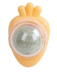 Catnip Wall Ball - Natural Edible Cat Mint Toy for Hairball Relief - Carrot Orange