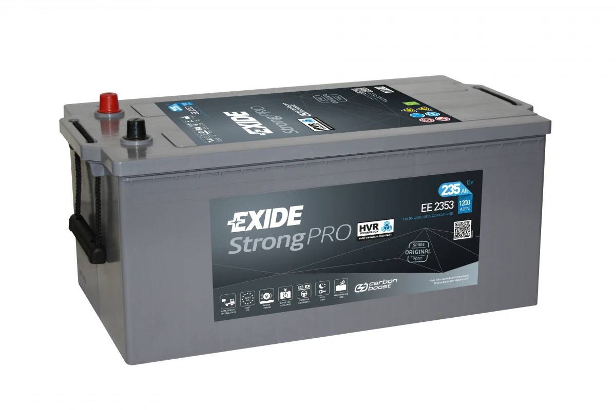 Startbatteri - Exide Strong Pro EE2253 - 12V (235ah / 1200cca)