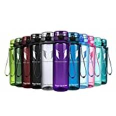 Super Sparrow Sport Vattenflaska - 1000ml - Giftfri BPA-Fri och Miljövänlig Tritan Co-polyesterplast - för Löpning, Gym, Yoga, Utomhus och Camping