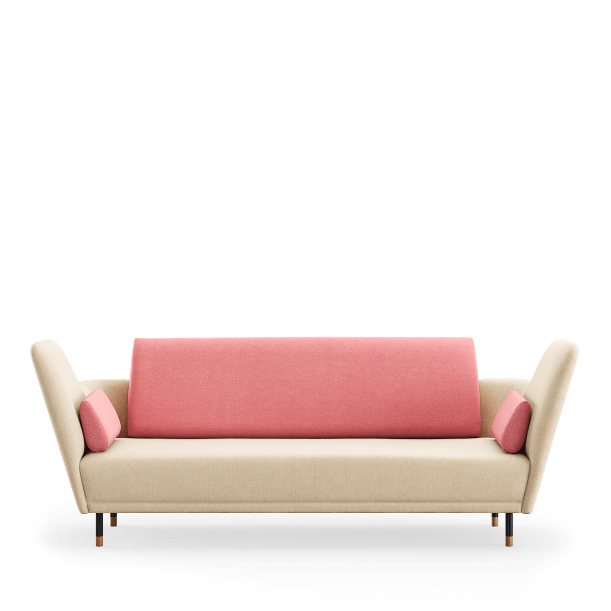 57 sofa, eg olie af Finn Juhl Watercolour - Soft Linen / Rose Quartz - Jacobsen Plus