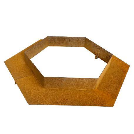 Robotring 6 kantig i Corten