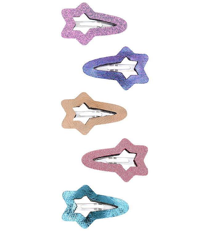 Mimi & Lula Hårspænder - 5-Pak - Mini Cut Out Star - Mimi & Lula - OneSize - Hårpynt