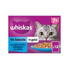 Whiskas 7+ Vådfoder - Udvalg i Gelé