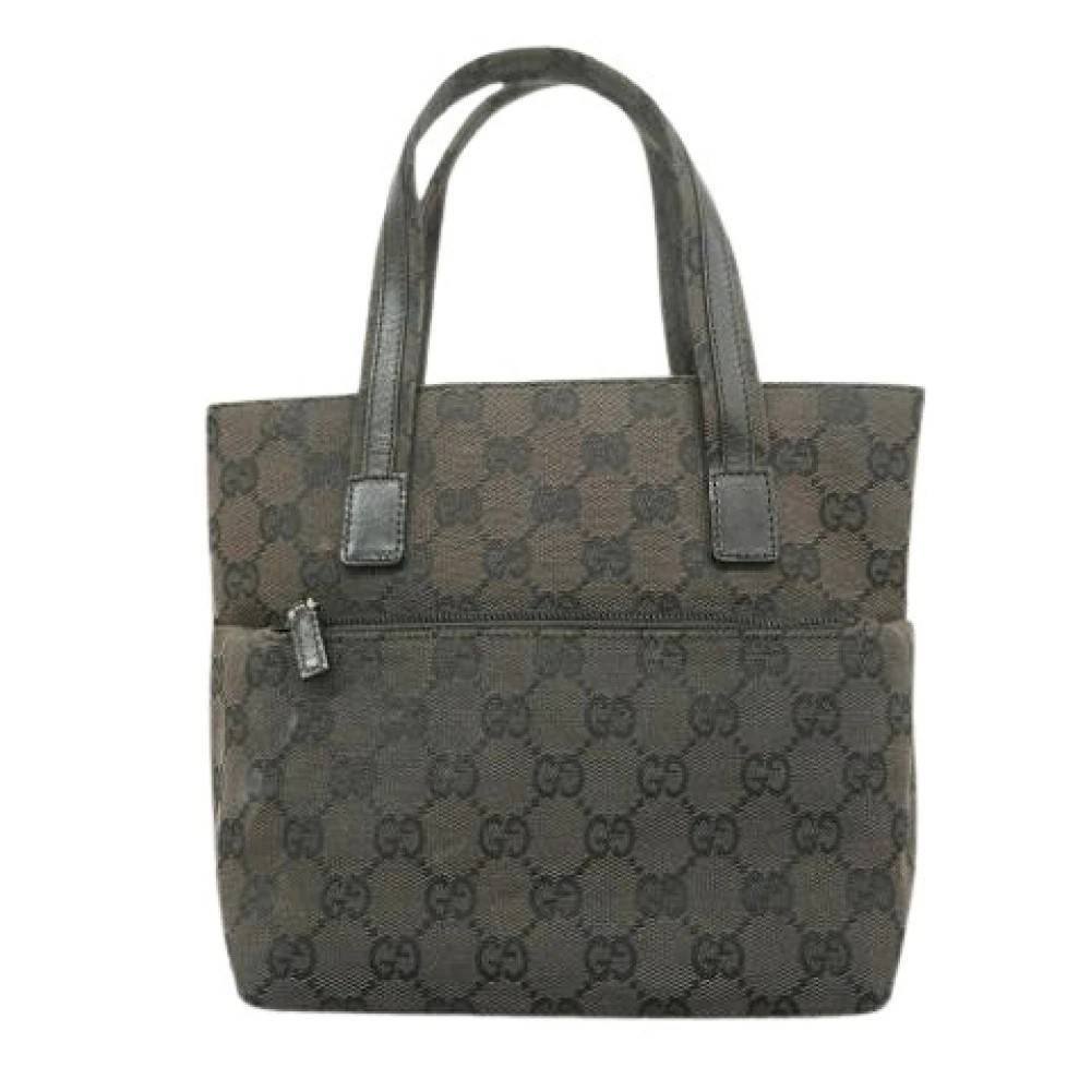 Gucci Vintage Pre-owned Canvas gucci-tasker - Vintage - Dame - Sort - ONE SIZE -