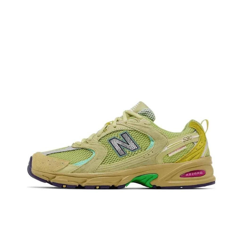 Salehe Bembury x New Balance 530 Prosperity Be The Prize Unisex Sneakers Grön Dammig-Gul Sellerigrön MR530PR 37.5