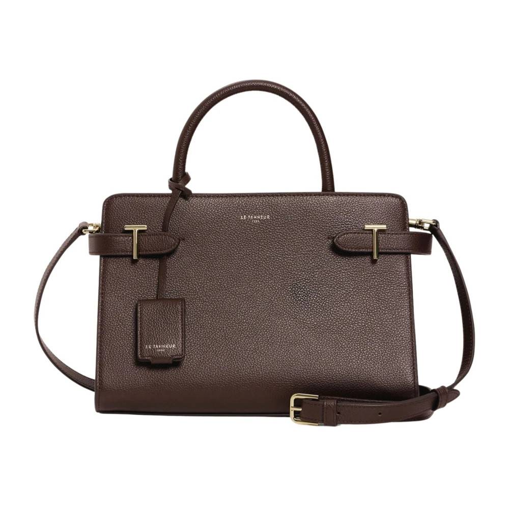 Le Tanneur Emilie Mellem Håndtaske - Tasker - Dame - Brun - ONE SIZE - Uld