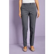 SJ Women's Slim Leg Trouser, Unhemmed Length, Grey Colour: Graphite, : 22 (22)