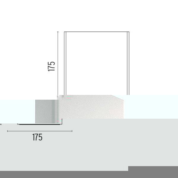 Flos Climber Down 175 Udendørslampe Brun.