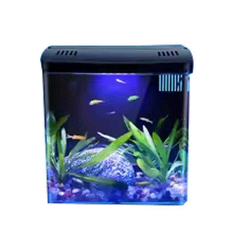 A58Z Ekologiskt Bordsakvarium 1 ST Hushållsakvarium, Vardagsrum, Litet Mini-akvarium black