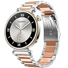 Bleushaweu Armband kompatibelt med HUAWEI WATCH GT 4 41 mm, klassiskt metallarmband för HUAWEI WATCH GT 4 41 mm smartwatch