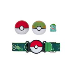 Pokémon Flot Bulbasaur bælte med Poké ball og Nest ball - Pokemon figurer, legetøj og merchandise - Pocket Monster