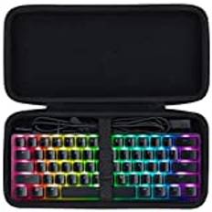co2CREA hårt 60 % tangentbordsförvaringsfodral för Razer Huntsman Mini/Snpurdiri 60 % speltangentbord, endast fodral
