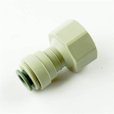 Nippel forskruning indvendig 1/2" gevind - til 5/16" Pex.