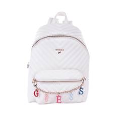 Guess, Taske, Dame, Hvid, ONE SIZE, Uld, Junior Rygsæk med Logo Vedhæng