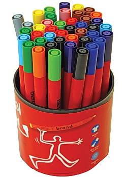 Fiberpenna BEROL Colourbroad 42 pennor